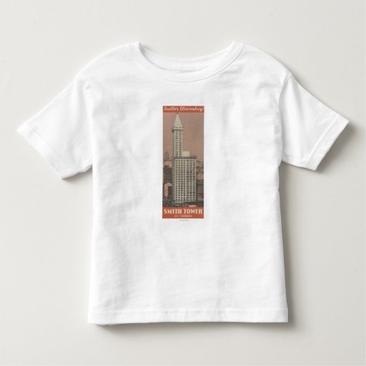 Smith Tower, Seattle's Observatory Kinder Shirts (Voorkant)