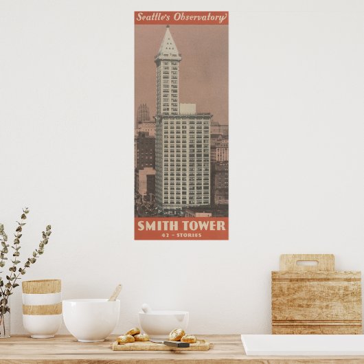 Smith Tower, Seattle's Observatory Poster (Keuken)
