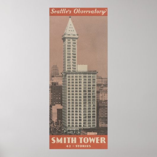 Smith Tower, Seattle's Observatory Poster (Voorkant)