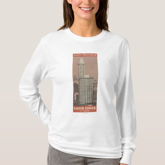 Smith Tower, Seattle's Observatory T-shirt (Voorkant)