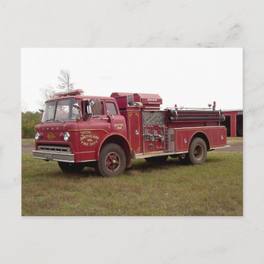 Smithland Volunteer Fire Department Briefkaart #1 (Voorkant)