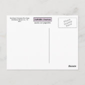 Smithland Volunteer Fire Department Briefkaart #3 (Achterkant)