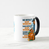 Smitho Basketball Mug – Keep Working Motivational Magische Mok (Voorkant rechts)