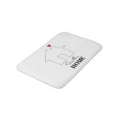 Smith's Home with Heart Badmat (Gekanteld)