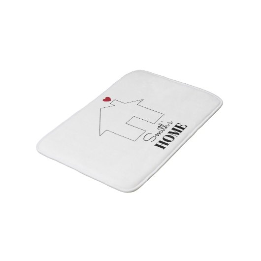 Smith's Home with Heart Badmat (Gekanteld)