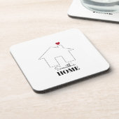 Smith's Home with Heart Bier Onderzetter (Linkerzijde)