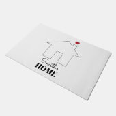 Smith's Home with Heart Deurmat (Schuin)