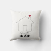 Smith's Home with Heart Kussen (Achterkant)