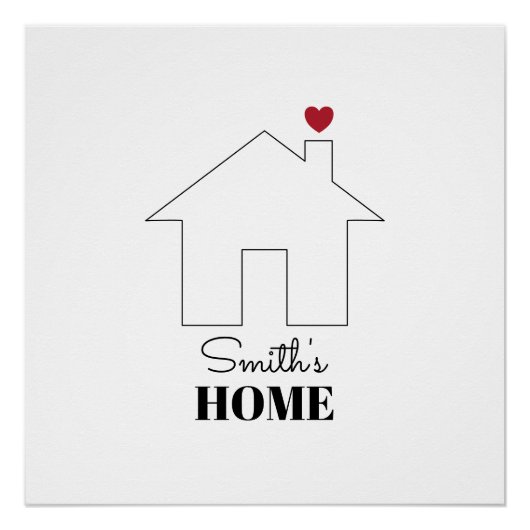 Smith's Home with Heart (letterlijk: Thuis met Har Perfect Poster (Voorkant)