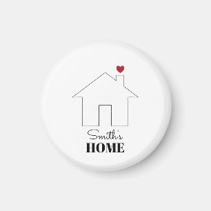 Smith's Home with Heart Magneet