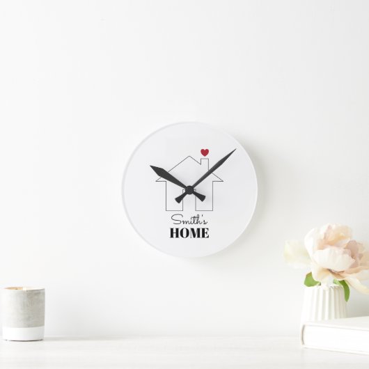 Smith's Home with Heart Ronde Klok (Huis)