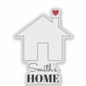 Smith's Home with Heart Sticker (Voorkant)
