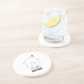 Smith's Home with Heart Zandsteen Onderzetter (Zijkant)