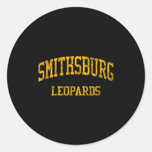 Smithsburg High School Hs Smithsburg Md Vintage Sr Ronde Sticker