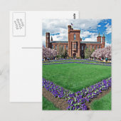 Smithsonian Castle en Haupt Garden Briefkaart (Voorkant / Achterkant)