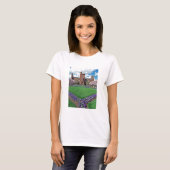 Smithsonian Castle en Haupt Garden T-shirt (Voorkant volledig)