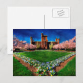 Smithsonian Castle Garden Cherry Blossom Briefkaart (Voorkant / Achterkant)