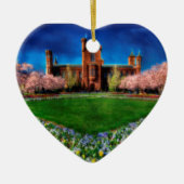 Smithsonian Castle Garden Cherry Blossom Keramisch Ornament (Voorkant)