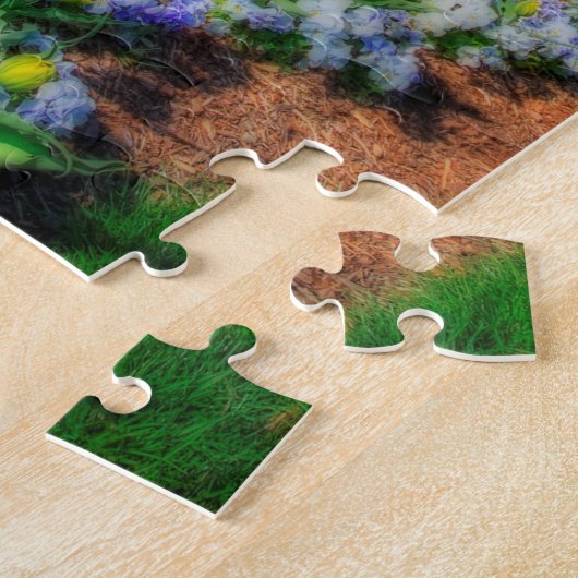 Smithsonian Castle Garden Cherry Blossom Legpuzzel (Zijkant)