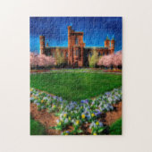 Smithsonian Castle Garden Cherry Blossom Legpuzzel (Verticaal)