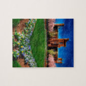 Smithsonian Castle Garden Cherry Blossom Legpuzzel (Horizontaal)