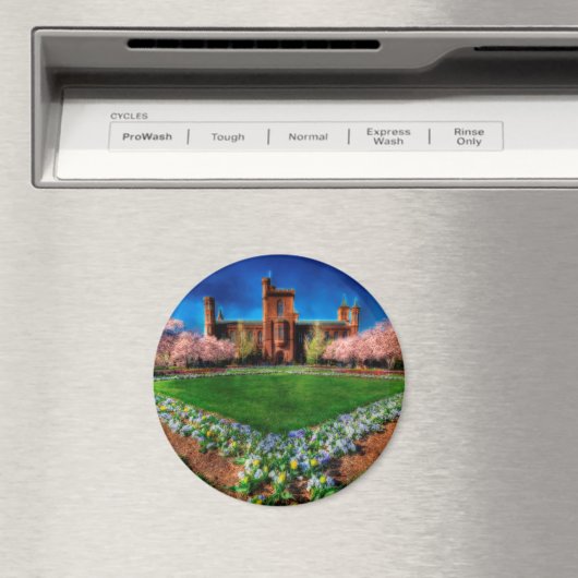 Smithsonian Castle Garden Cherry Blossom Magneet (Insitu (Vaatwasser))