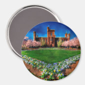 Smithsonian Castle Garden Cherry Blossom Magneet (Voorkant / Achterkant)