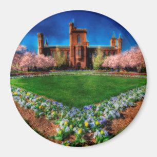 Smithsonian Castle Garden Cherry Blossom Magneet