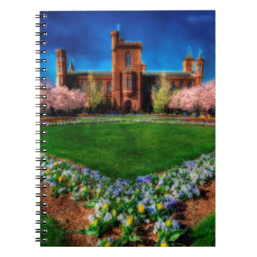 Smithsonian Castle Garden Cherry Blossom Notitieboek (Voorkant)