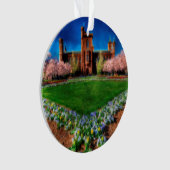 Smithsonian Castle Garden Cherry Blossom Ornament (voorkant)