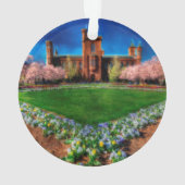 Smithsonian Castle Garden Cherry Blossom Ornament (achterkant)