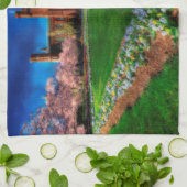 Smithsonian Castle Garden Cherry Blossom Theedoek (Gevouwen)