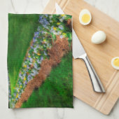 Smithsonian Castle Garden Cherry Blossom Theedoek (Quarter Fold)