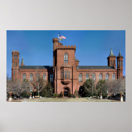 Smithsonian Castle in Washington, DC. Poster