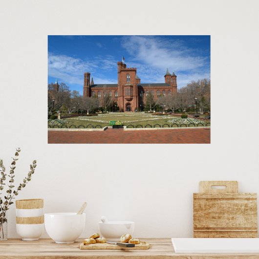 Smithsonian Castle Poster (Keuken)