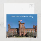 Smithsonian Institution Building in Washington, DC Briefkaart (Voorkant / Achterkant)