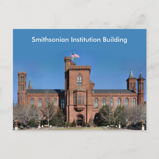 Smithsonian Institution Building in Washington, DC Briefkaart (Voorkant)