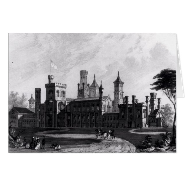 Smithsonian Institution uit het zuidwesten (Voorkant Horizontaal)