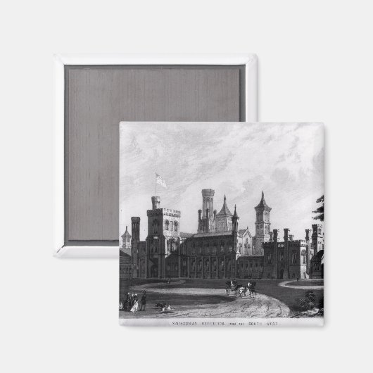 Smithsonian Institution uit het zuidwesten Magneet (Voorkant / Achterkant)