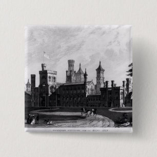 Smithsonian Institution uit het zuidwesten Vierkante Button 5,1 Cm