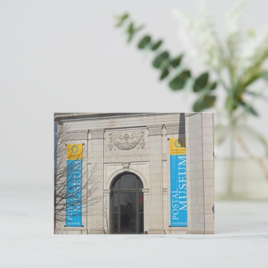 Smithsonian National Postal Museum DC Briefkaart (Staand voorkant)