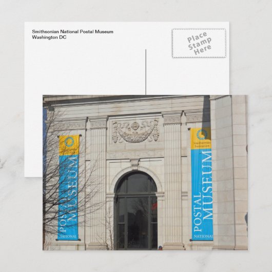 Smithsonian National Postal Museum DC Briefkaart (Voorkant / Achterkant)
