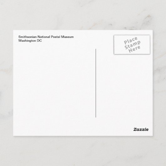 Smithsonian National Postal Museum DC Briefkaart (Achterkant)