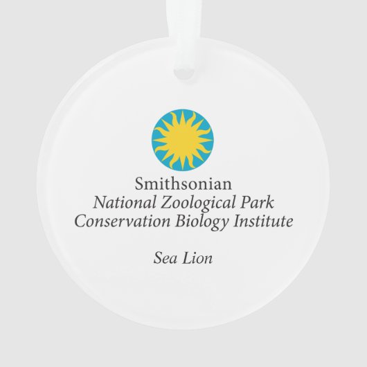 Smithsonian | Zee Lion Ornament (achterkant)