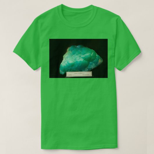 Smithsonite of zinkspar is zinkcarbonaat ZnCO3 c T-shirt (Design voorkant)