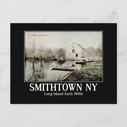 Smithtown NY Long Island Vintage geïnspireerd Briefkaart (Voorkant)