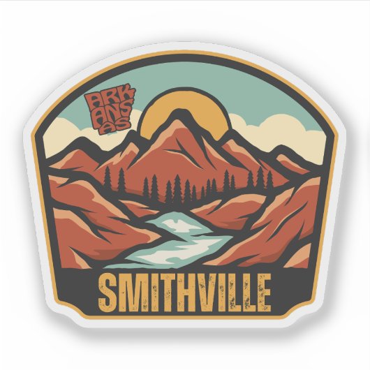 Smithville, Arkansas Sticker (Voorkant)