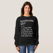 Smithville Girl Tx Texas Funny City Home Roots Trui (Voorkant volledig)