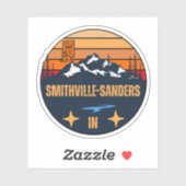 Smithville-Sanders, Indiana Sticker (Vel)