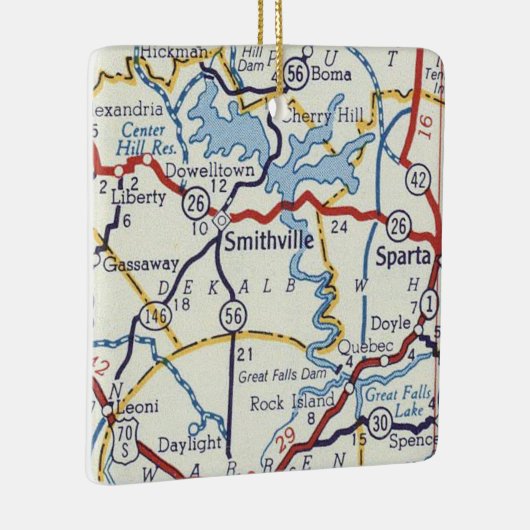 Smithville TN Keramisch Ornament (Rechts)